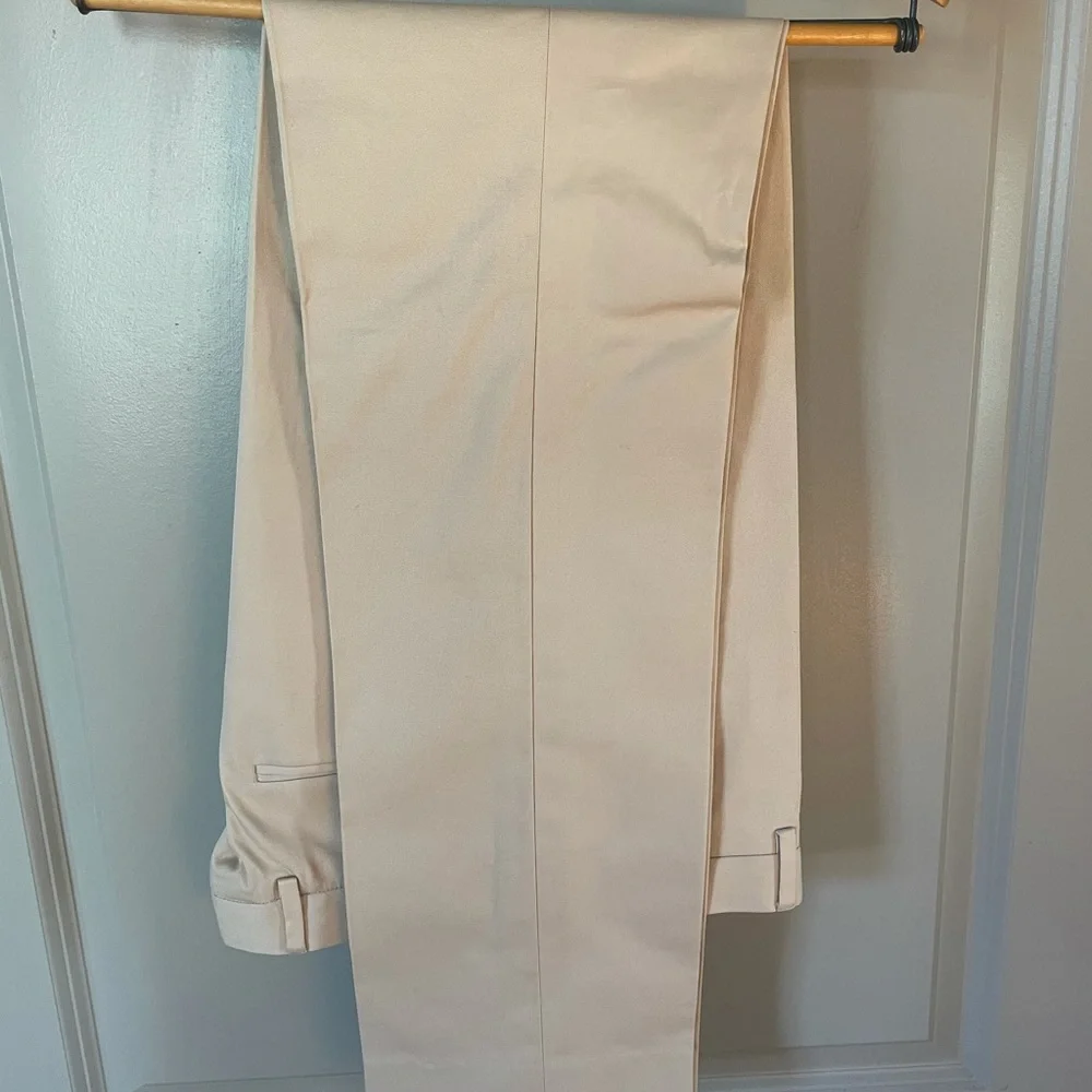 J.Crew Stone Cotton Chino Suit - 40L, 29 Waist